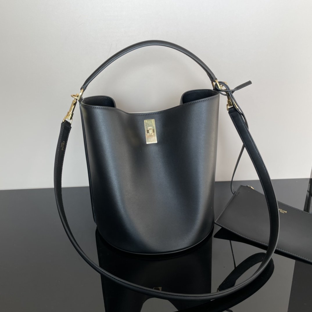A bag BUCKET 16, 25 cm, natural leather фото 2