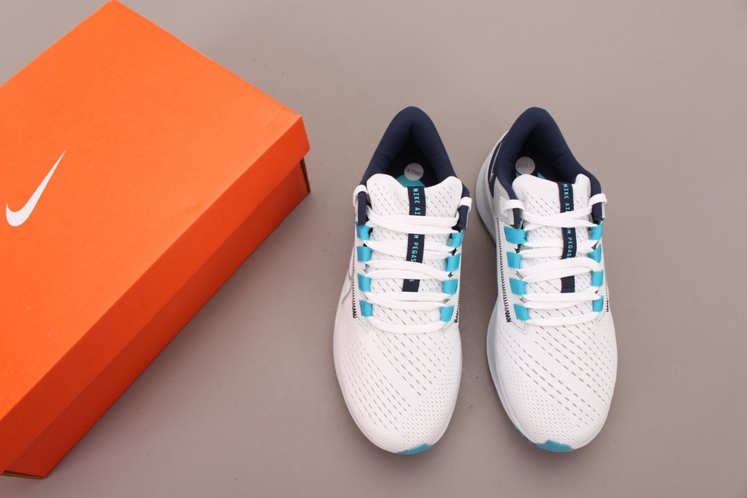 Кроссовки Air Zoom Pegasus 38 White Midnight Navy CW7356-101 фото 9