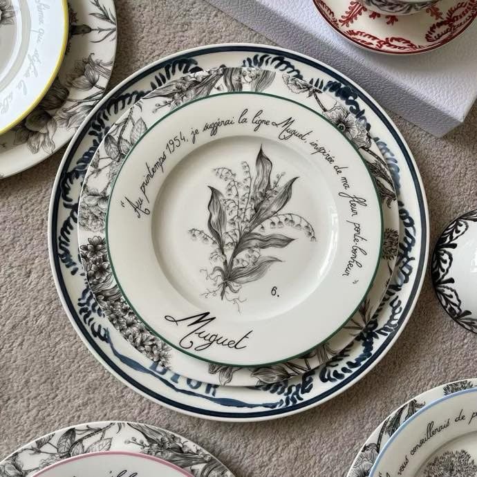 Set crockery of костаного porcelain series La Colle Noire, 41 subject фото 9