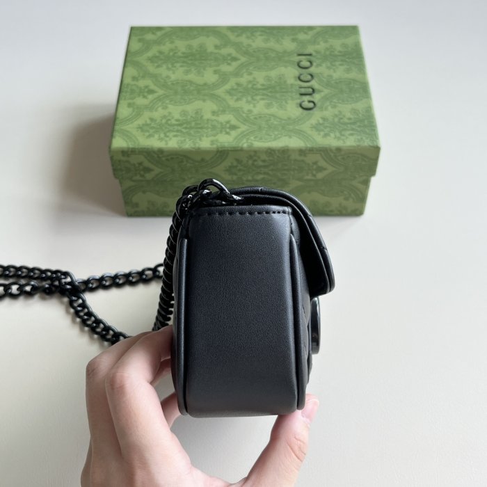 Сумка женская GG Marmont Mini 16 см фото 3