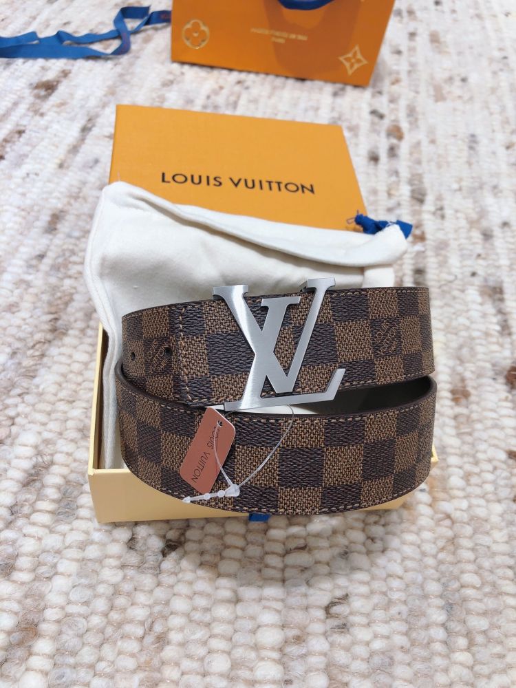 Classical male belt from buckle LV 4 cm