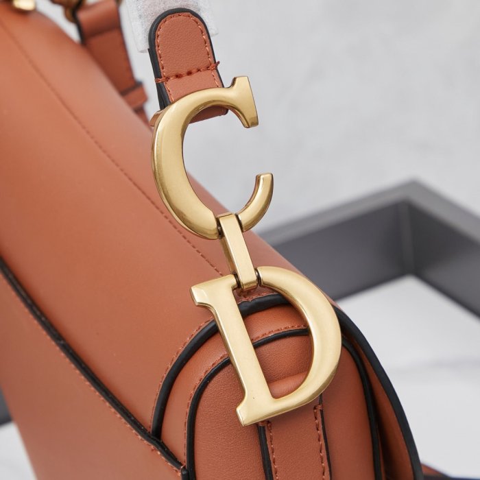 Сумка кожаная женская Dior Saddle 24 см фото 5