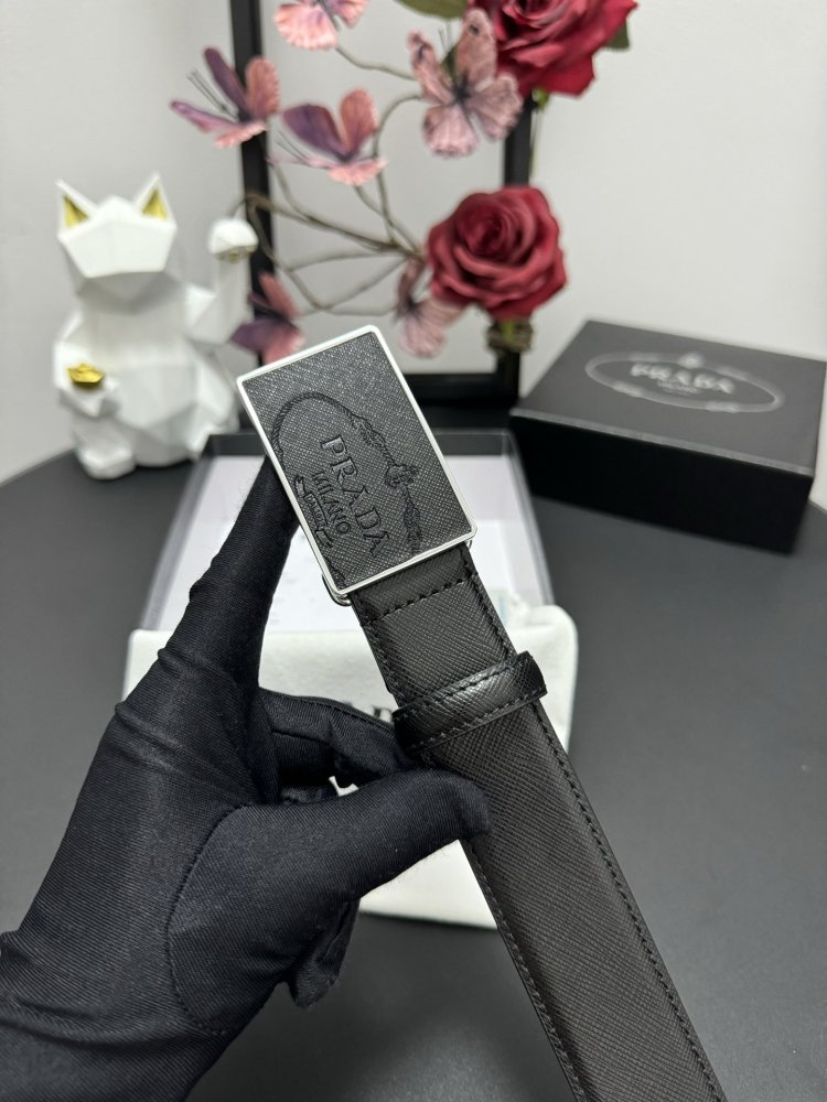 Belt leather 35 mm фото 4