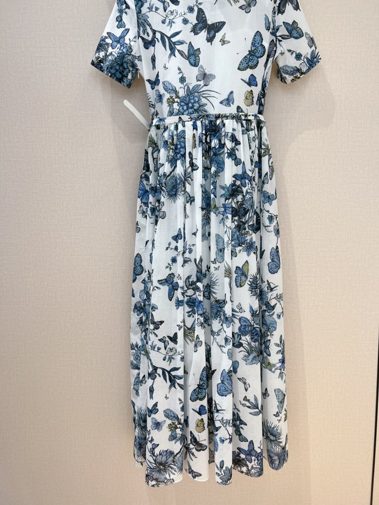 Dress from flower print фото 6