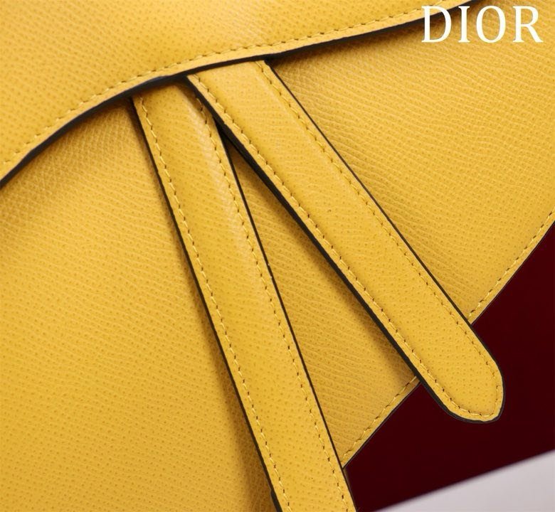 Сумка кожаная Dior Saddle 25 см фото 9