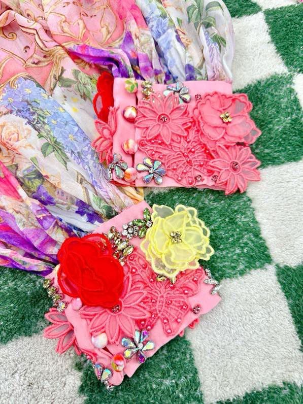 Длинное шелковое платье CAMILLA с V-образным вырезом фото 8