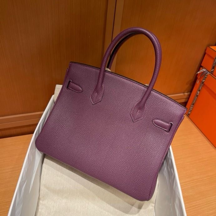Сумка Birkin 30 в коже Togo фото 4