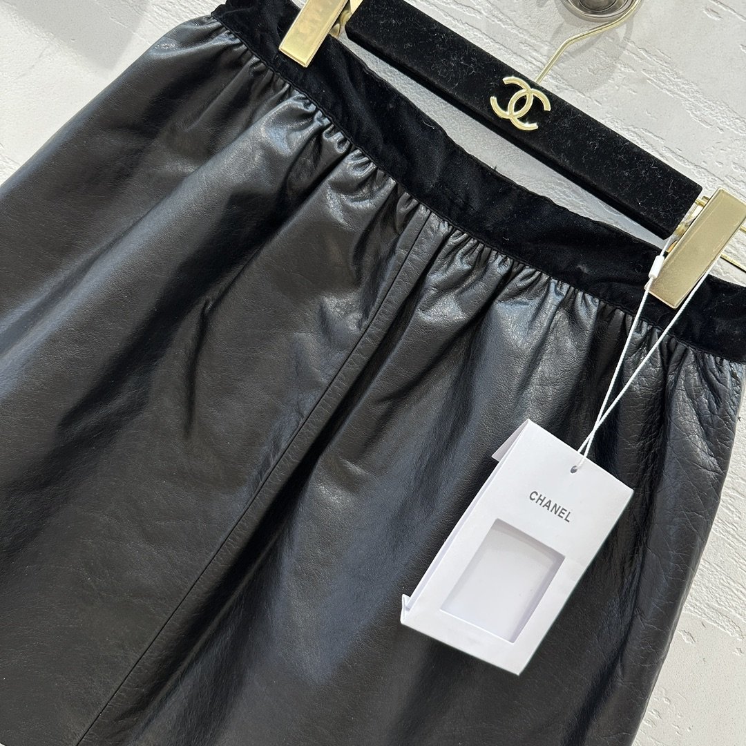 Skirt leather фото 5