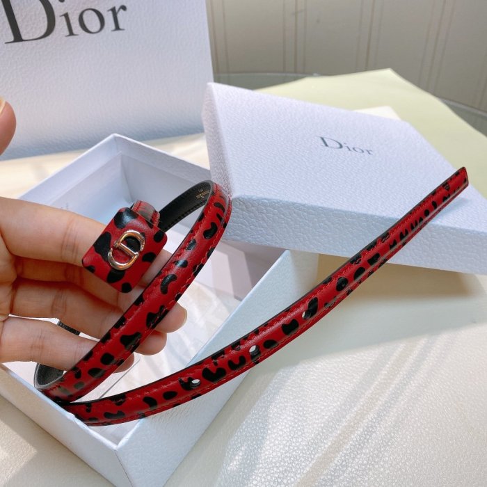 Ремінь жіночий Dior Bobby 1.2 см фото 4