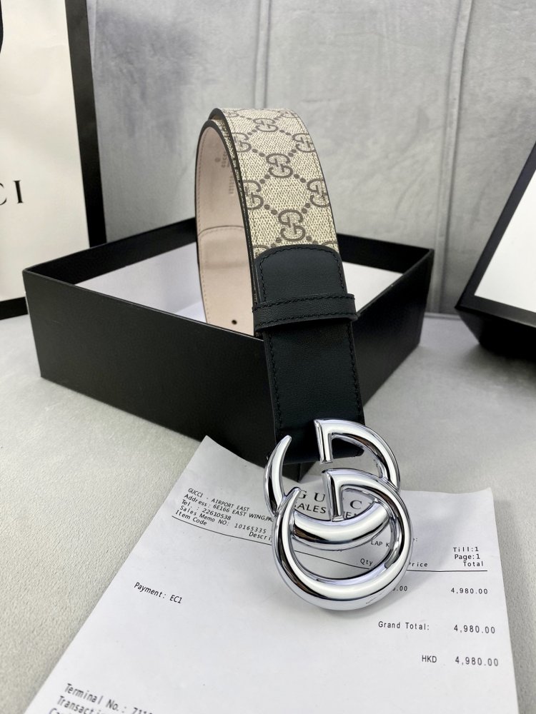 Ремень кожаный 40 мм фото 3