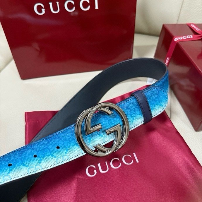 Belt leather 40 mm фото 7