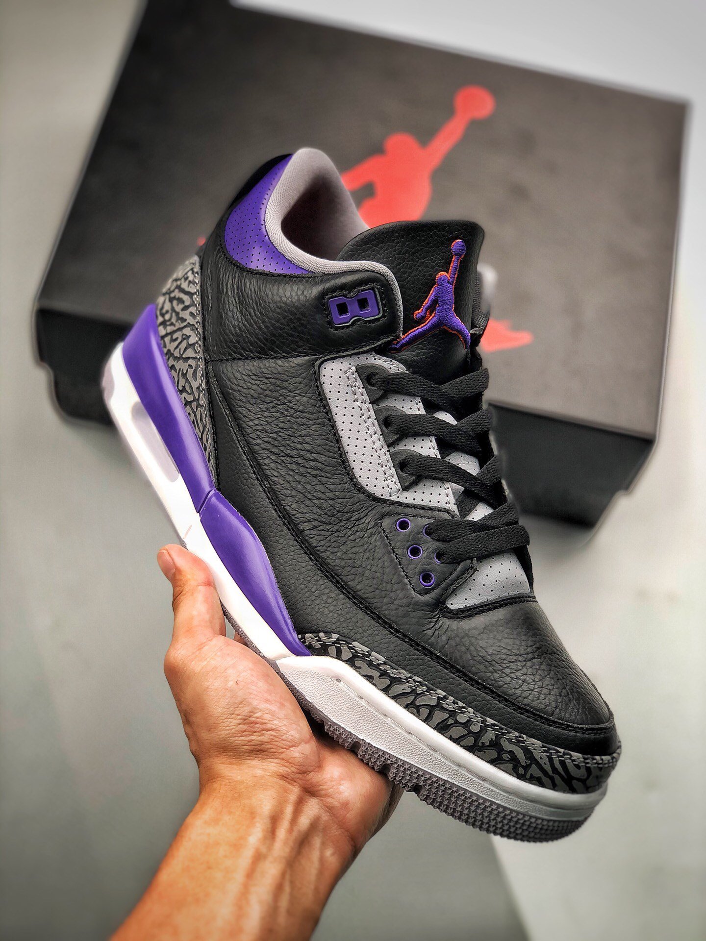 Sneakers Air Jordan 3 Court Purple