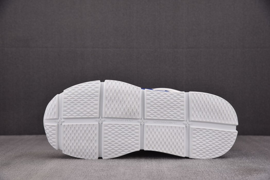 Кроссовки LOUIS VUITTON 2025 Classic White Blue фото 4