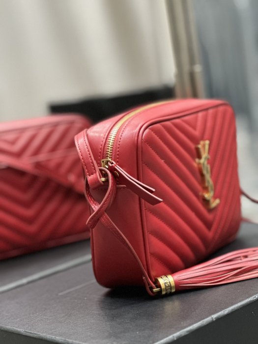 A bag red women's Lou 23 cm фото 5