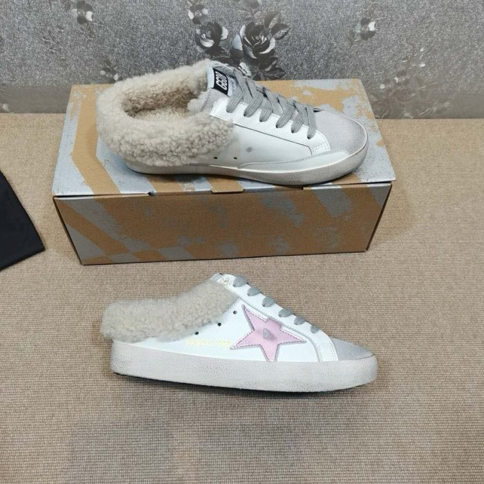 Кроссовки Golden Goose Super Star на меху фото 2