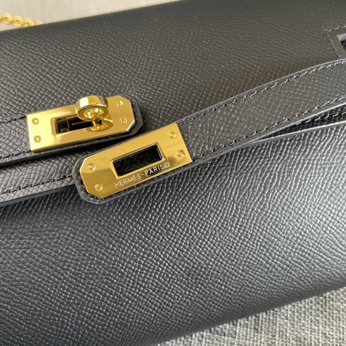 A bag across shoulder Kelly leather women's 22 cm фото 4