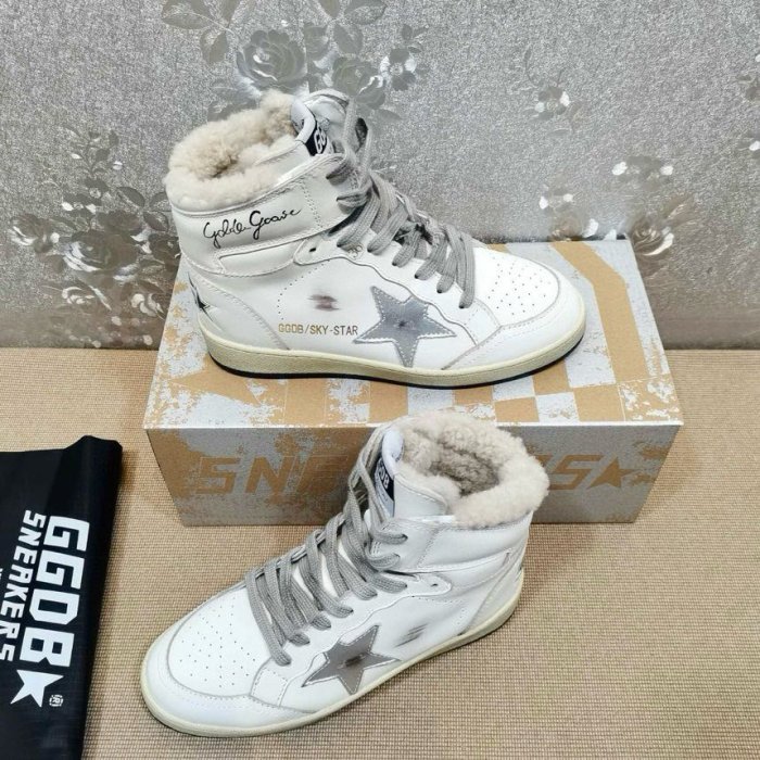 Кроссовки Golden Goose Super Star на меху фото 5