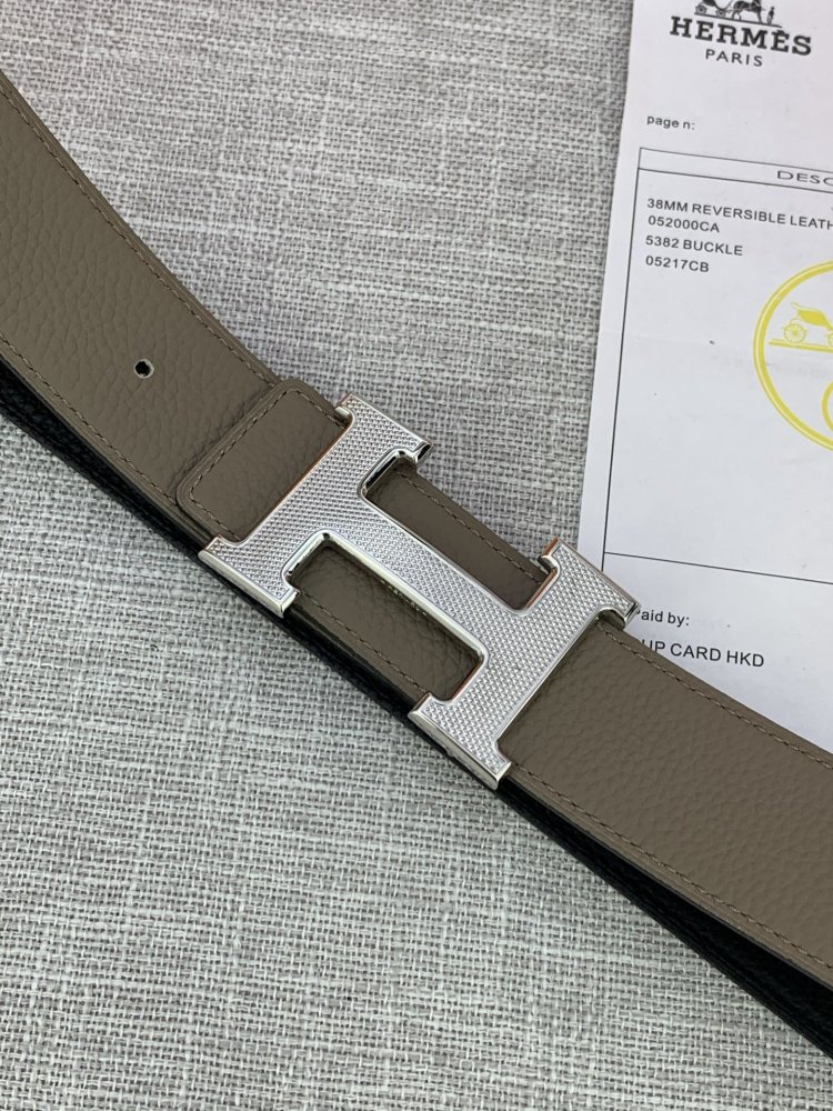 Belt leather 38 mm фото 2