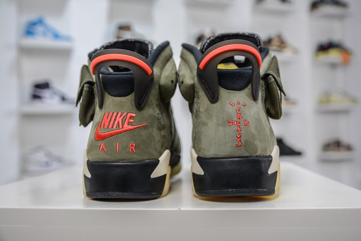 Кроссовки Air Jordan 6 AJ6 Retro Travis Scott - CN1084-200 фото 2