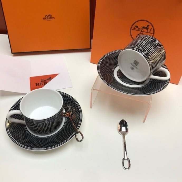 Набор посуды из костяного фарфора серии Hermes H-DECO фото 6