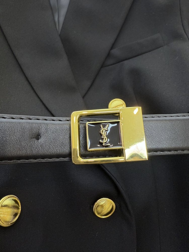 Двубортный пиджак с длинными рукавами фото 7