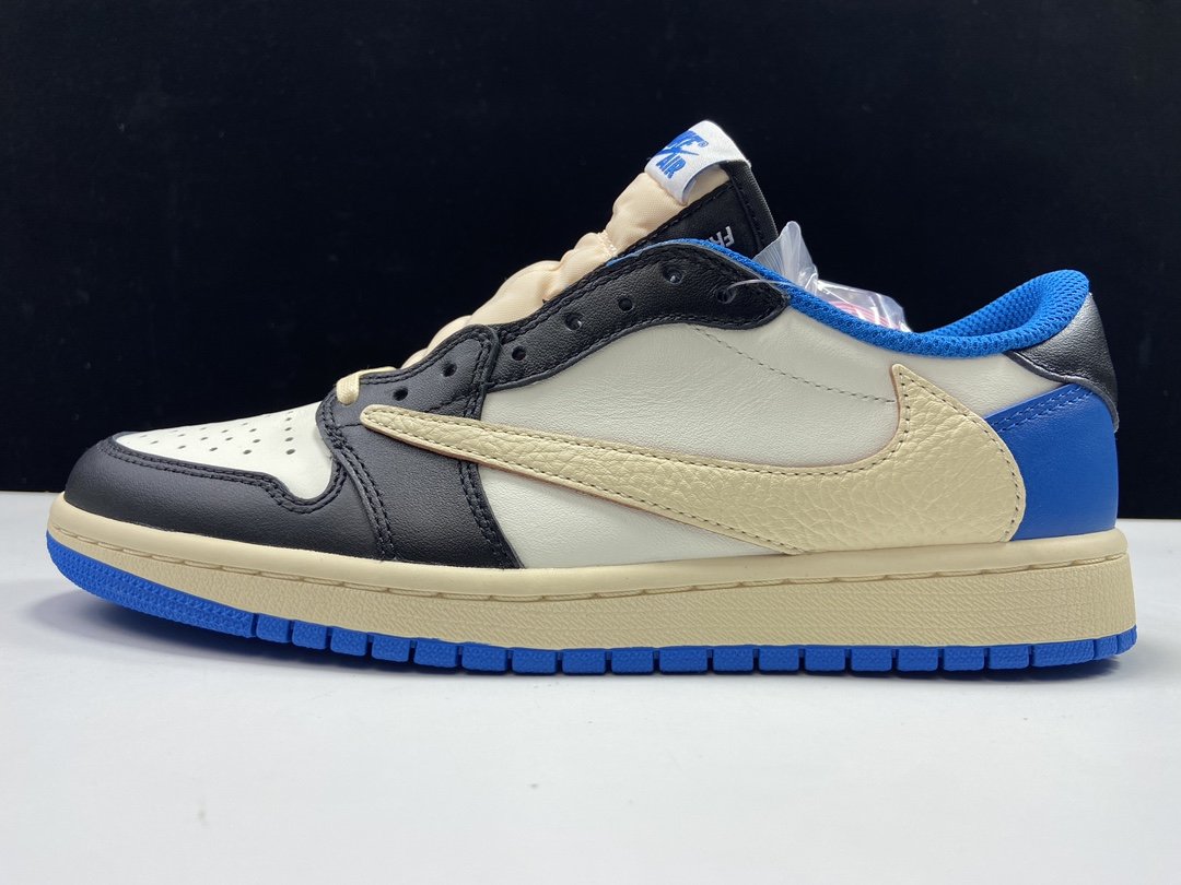 Кроссовки Air Jordan 1 Retro Low OG SP Fragment x Travis Scott DM7866-140 фото 2