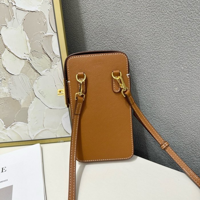 Кожаный чехол для телефона Hermes Hac a Box 17x10 см фото 4