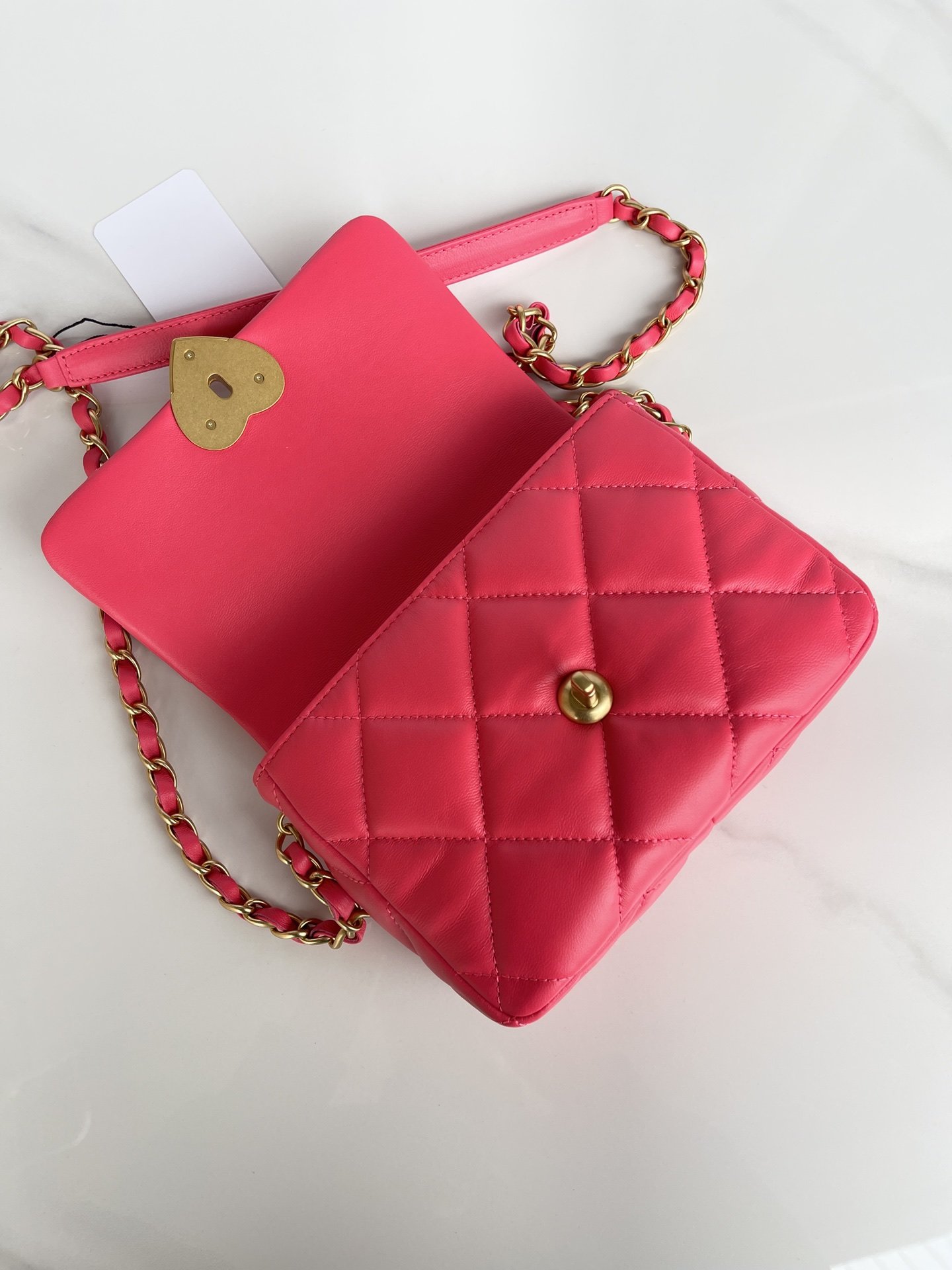 Сумка Mini Flap Bag AS3979 18 см, красная фото 7