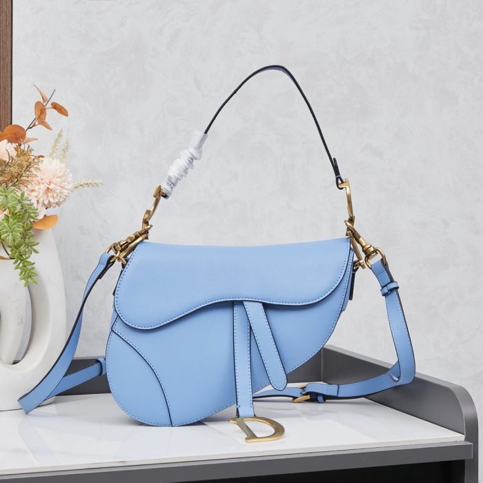 Сумка кожаная женская Dior Saddle 24 см
