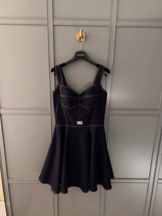 Платье джинсовое - размер L фото 8