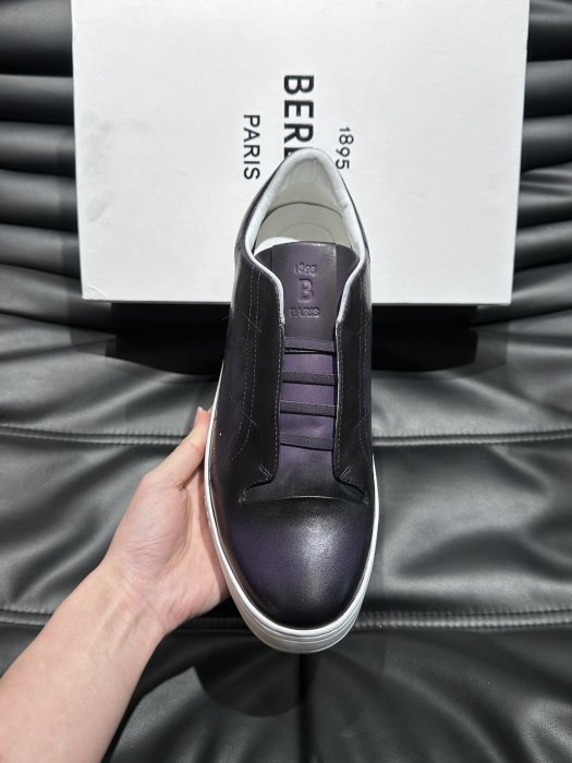 Sneakers men's leather фото 5
