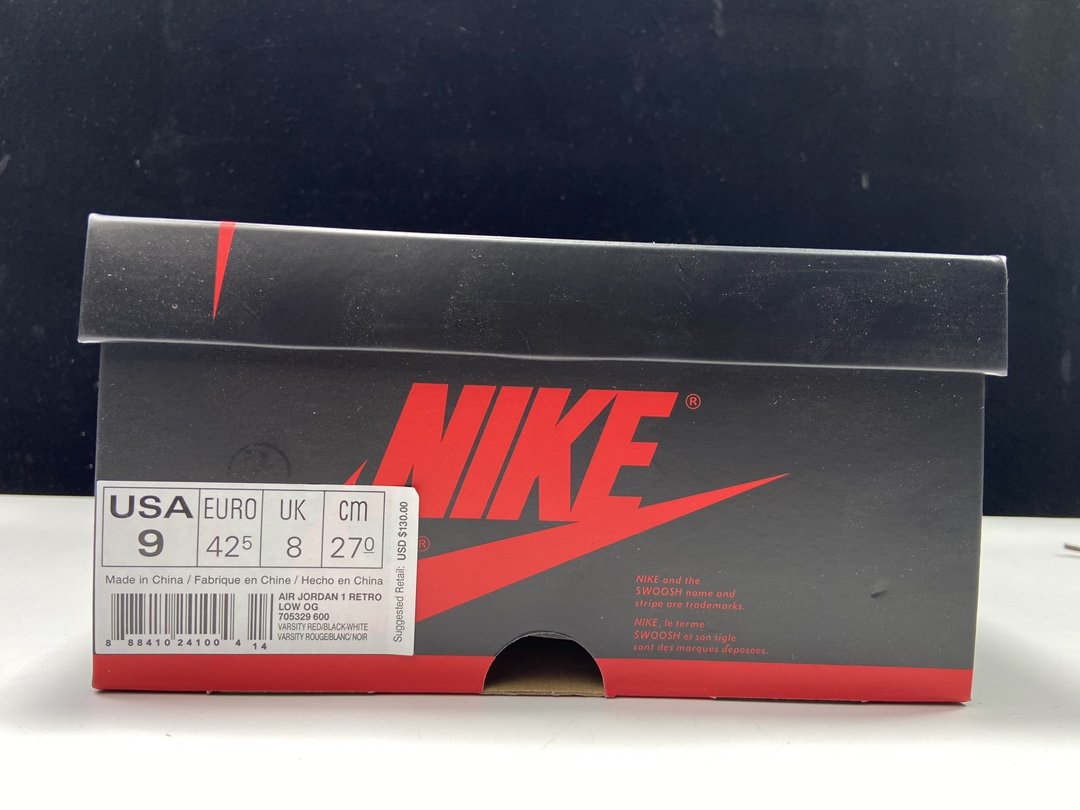 Кросівки Air Jordan 1 Retro Low Chicago - 705329-600 фото 9