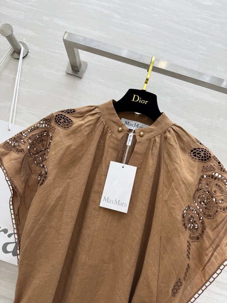 Роскошное льняное платье фото 7