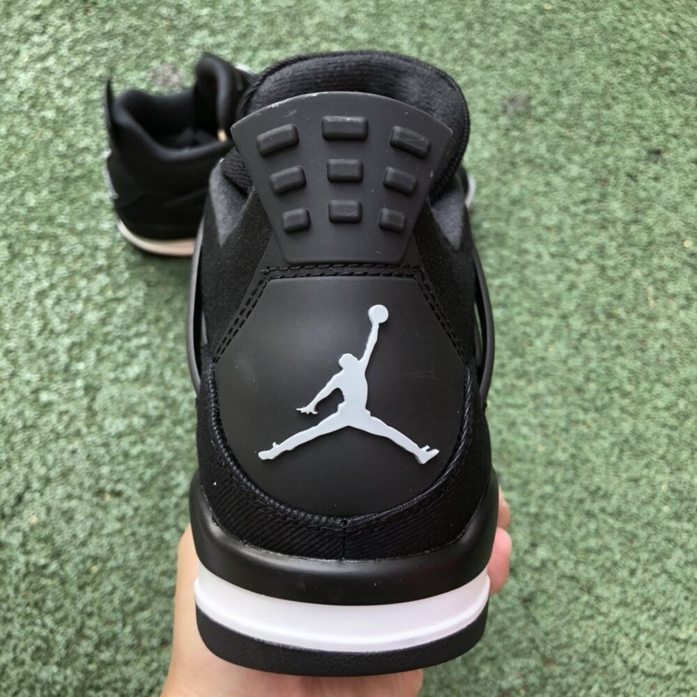 Кросівки Air Jordan 4 Black Canvas фото 2