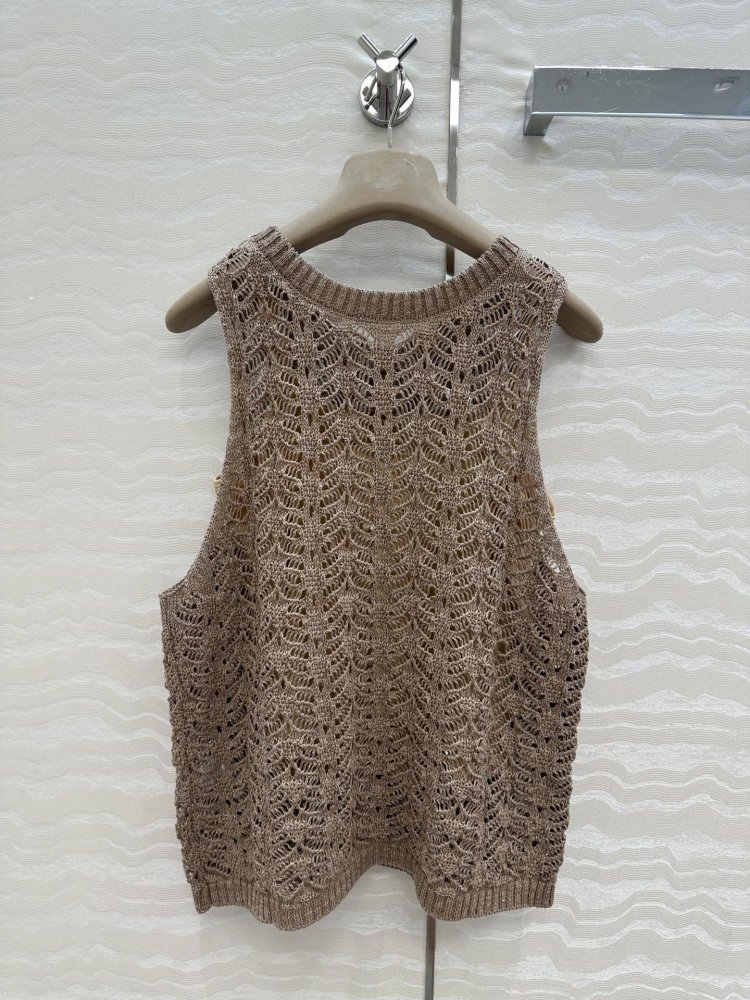 Майка вязаная женская фото 9