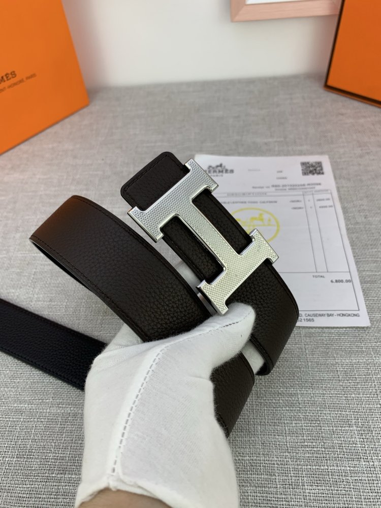 Ремень кожаный 38 мм фото 7