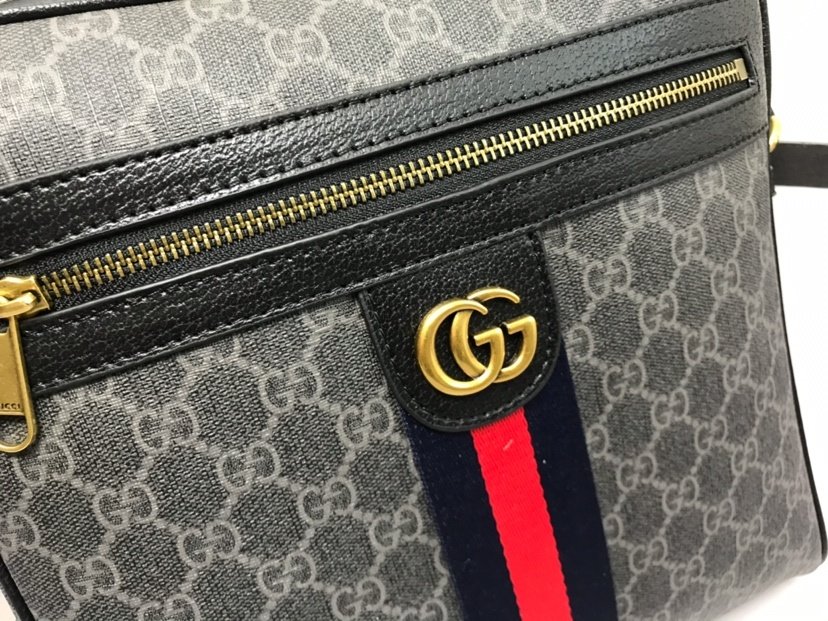 A bag GG Ophidia leather men's 27 cm фото 4