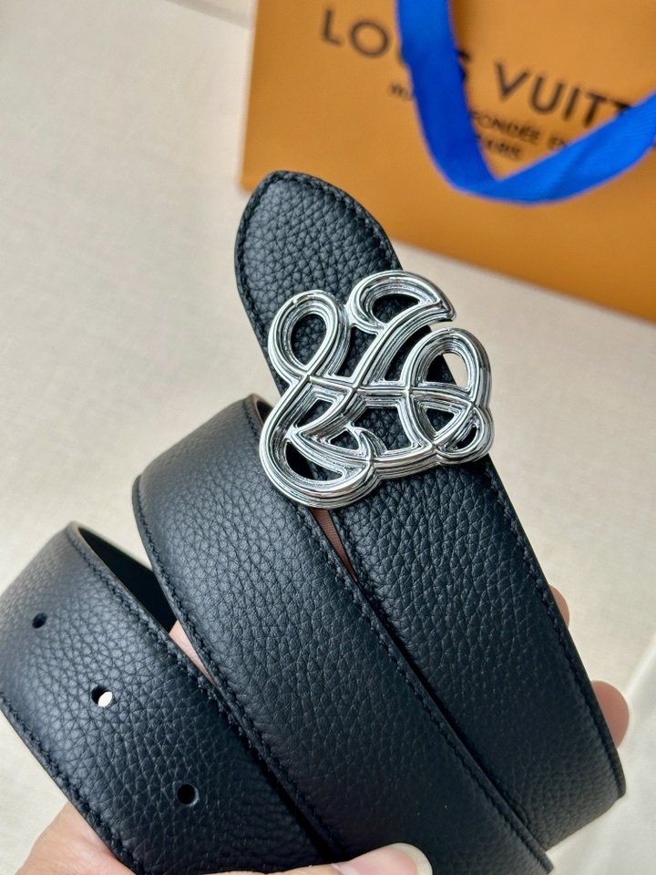 Ремень кожаный 34 мм фото 3