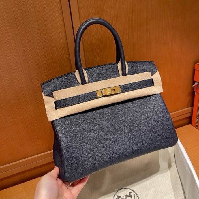 Сумка Birkin 30 в коже Togo фото 5