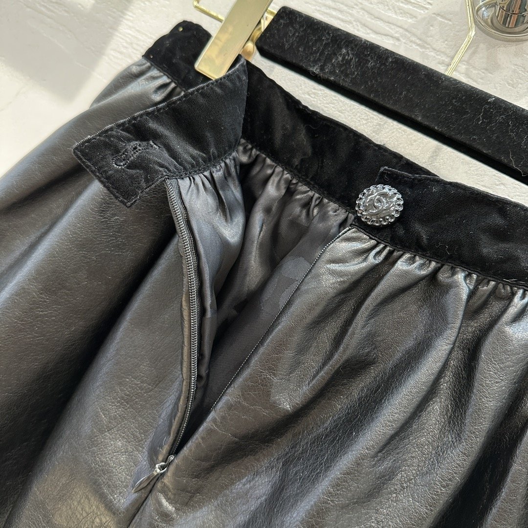 Skirt leather фото 3