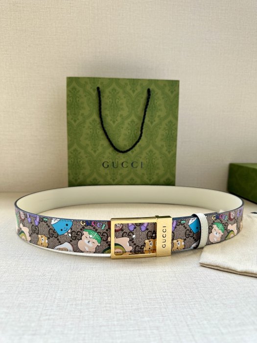 Belt leather 3.8 cm GUCCI GG Marmont