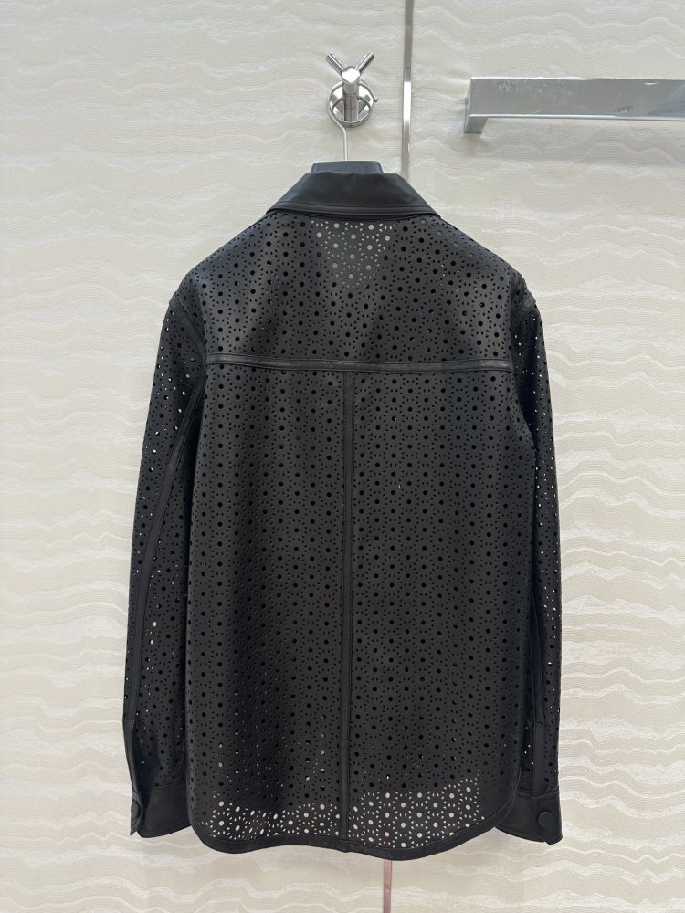 Рубашка кожаная женская фото 9