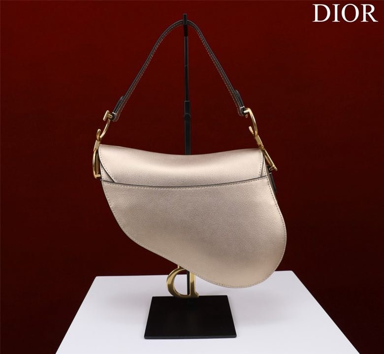 Сумка кожаная Dior Saddle 25 см фото 2