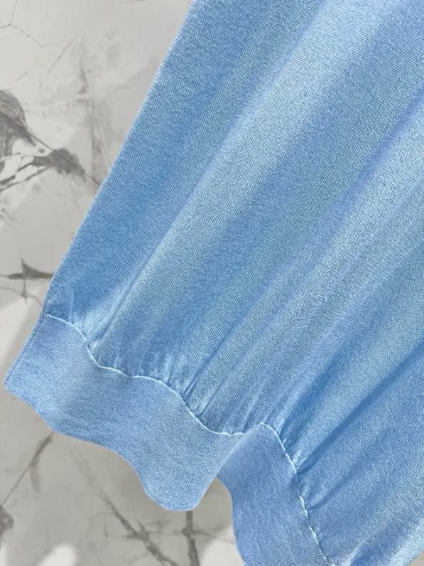 Футболка свитер из тутового шелка с бантом фото 2