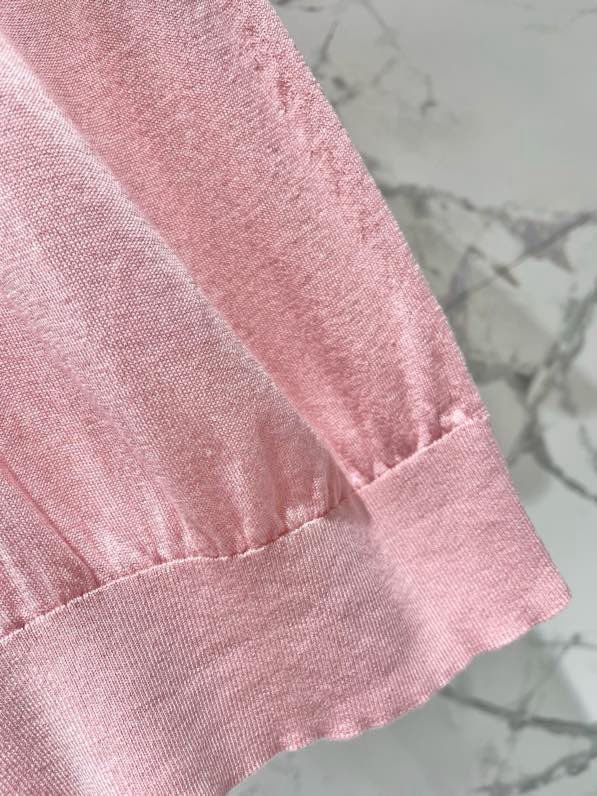 Футболка свитер из тутового шелка с бантом фото 4