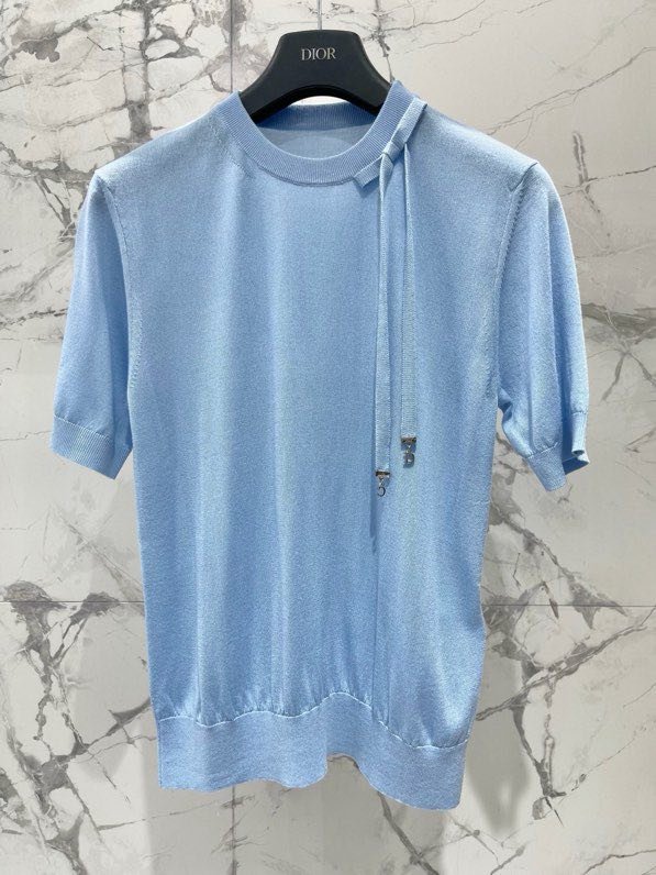 Футболка свитер из тутового шелка с бантом фото 5