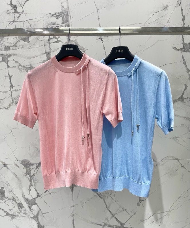 Футболка свитер из тутового шелка с бантом фото 5