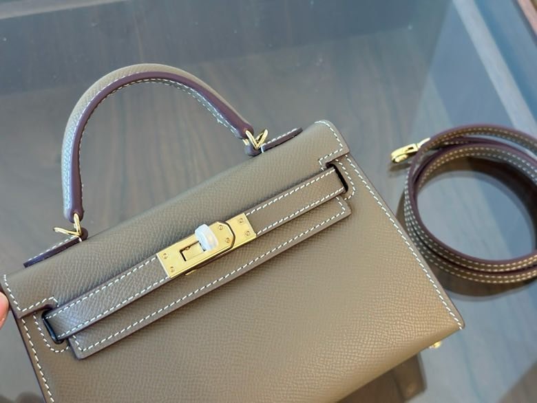 Hermès Kelly Mini 20 в коже Epsom фото 2