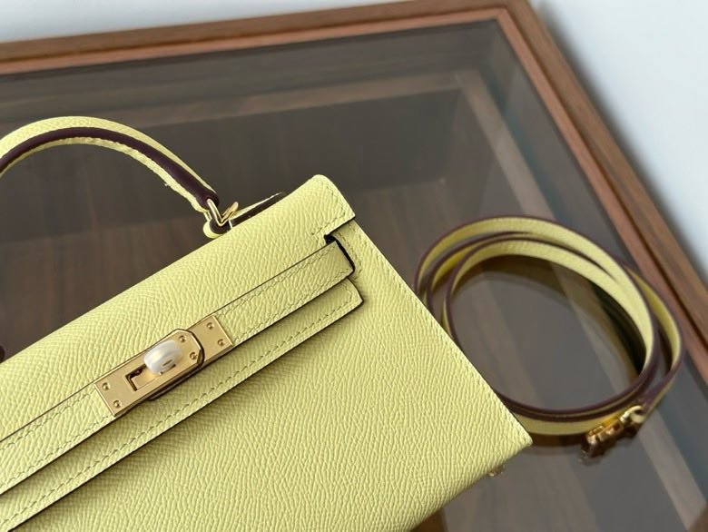 Hermès Kelly Mini 20 в коже Epsom фото 2