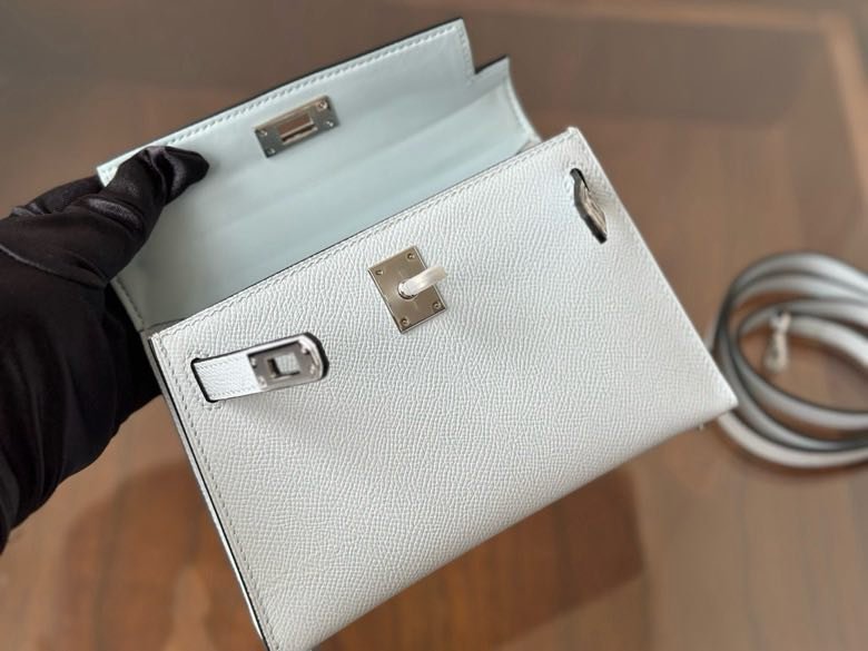 Hermès Kelly Mini 20 в коже Epsom фото 2